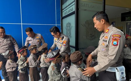 Edukasi Berlalu Lintas Sejak Dini Digencarkan Polresta Sidoarjo