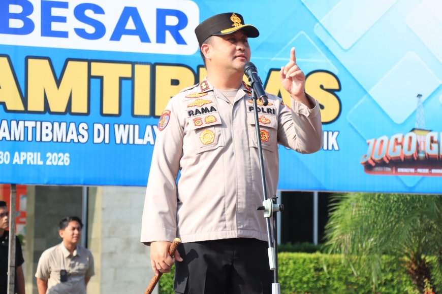 Kapolres Gresik Nilai Buruh Jaga Stabilitas