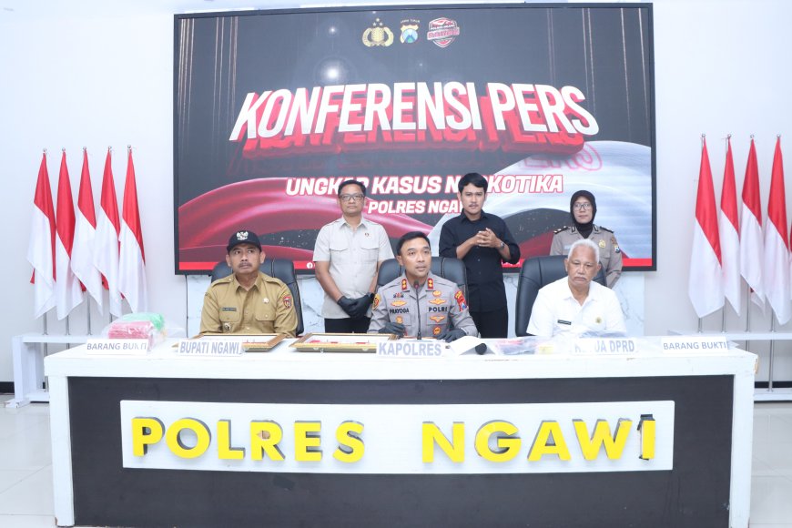 Polres Ngawi Perangi Narkoba, Pengedar Ditangkap