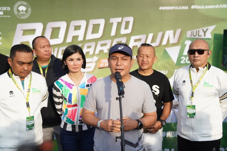 Event Lari Riau Kembali Gaungkan Pencegahan Karhutla