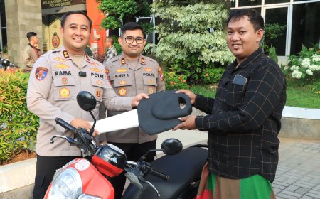 Korban Kejahatan Kendaraan Terima Kembali Motornya Tanpa Biaya
