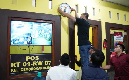 Sambang Poskamling, Kapolresta Malang Kota Serap Aspirasi dan Jaga Kamtibmas Hingga Level RT   