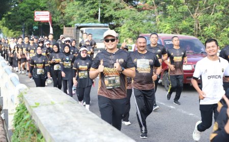 Polres Magetan Dorong Gaya Hidup Sehat melalui Kegiatan Playon