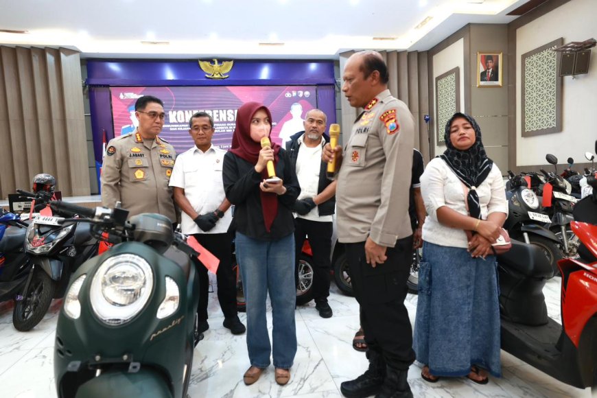 Korban Curanmor Bersyukur Motornya Kembali Berkat Kinerja Polisi