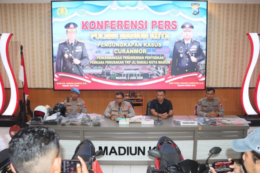 Polres Madiun Kota Tingkatkan Keamanan dengan Pengungkapan Kasus