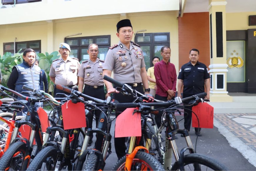 Komplotan Pencuri Sepeda Diamankan dalam Operasi yang Terukur