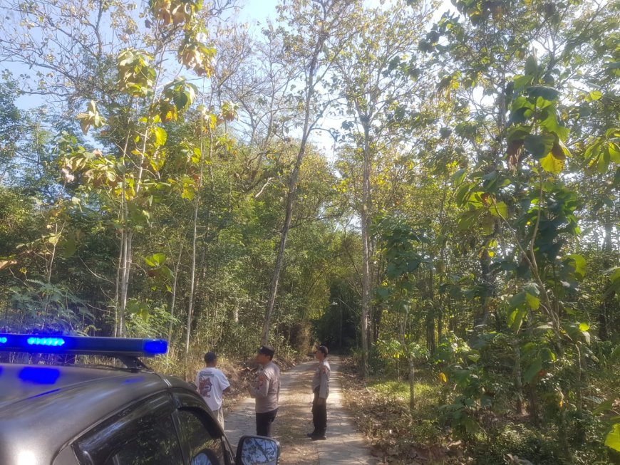 Polres Trenggalek Wujudkan Komitmen Jaga Hutan dari Ancaman Kebakaran